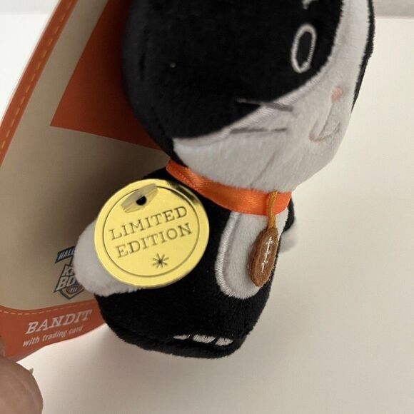 Hallmark Itty Bittys Kitten Bowl 2016 Bandit Cat Plush Trading Card NEW - Picture 4 of 7